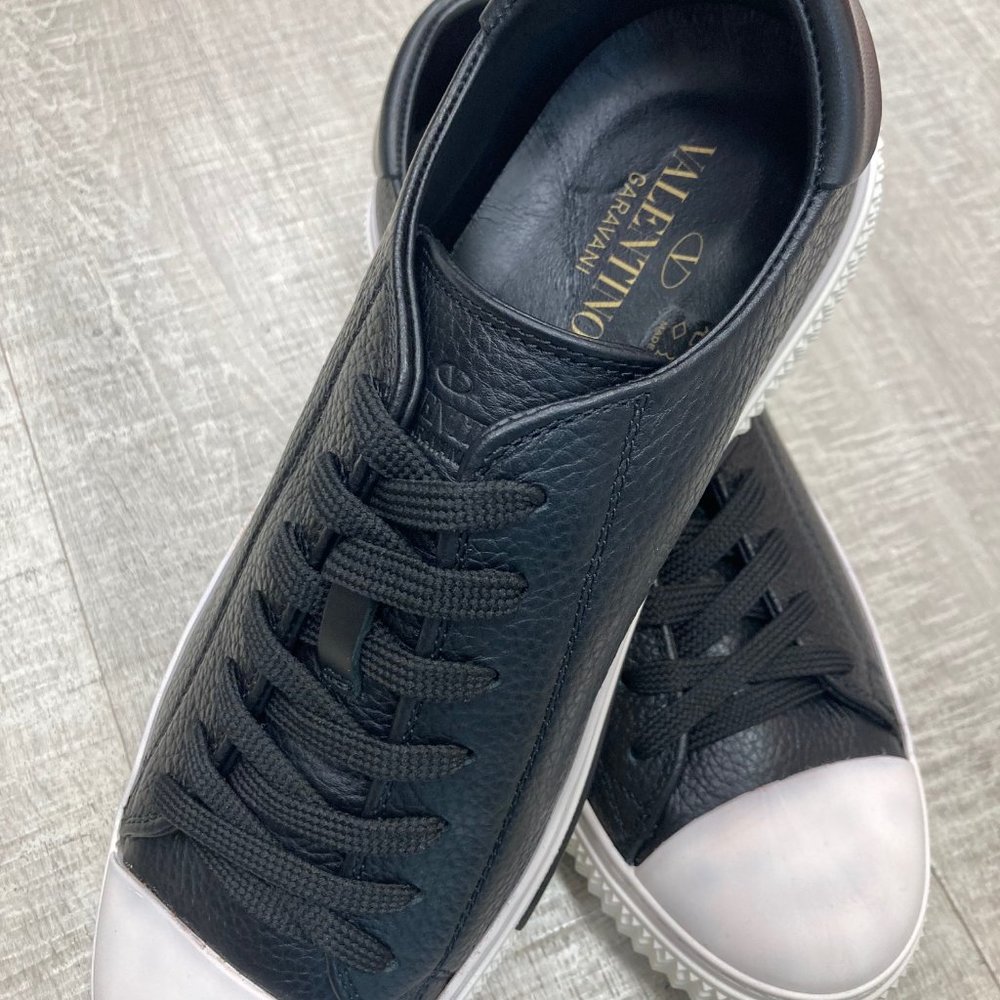 Valentino Men's Leather Black Sneaker